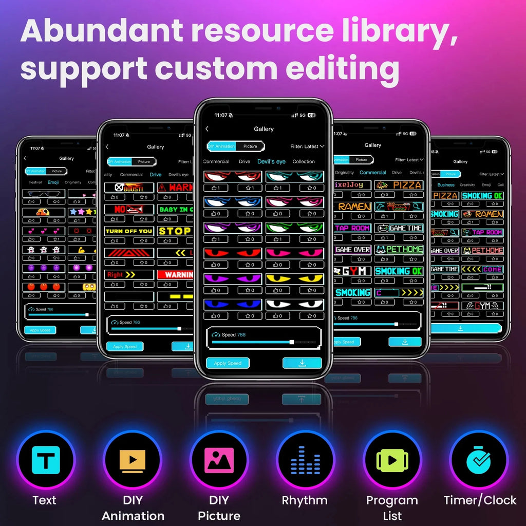 Customizable Pixel Screen (Remote+App)