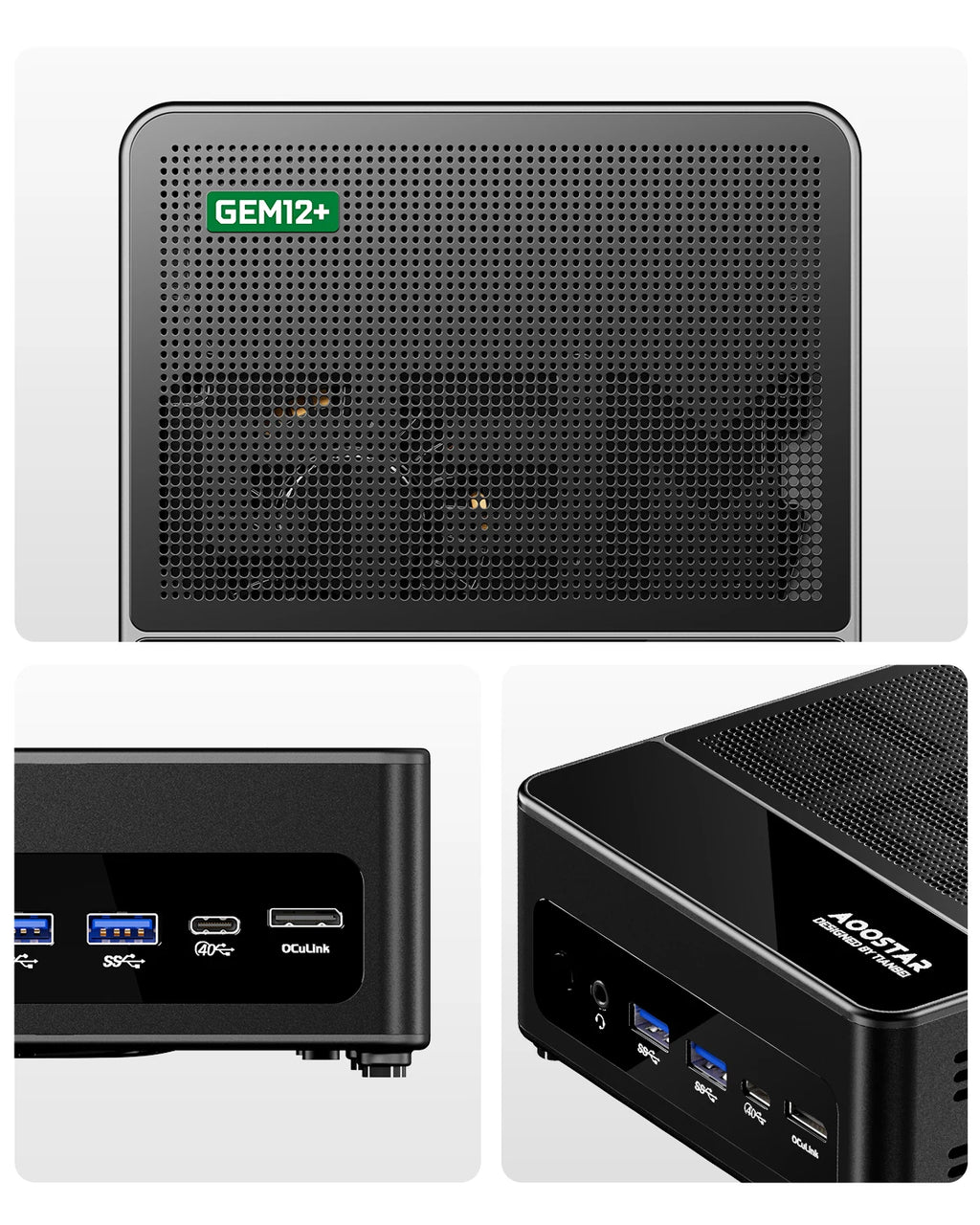 AOOSTAR GEM12+ Mini Gaming PC